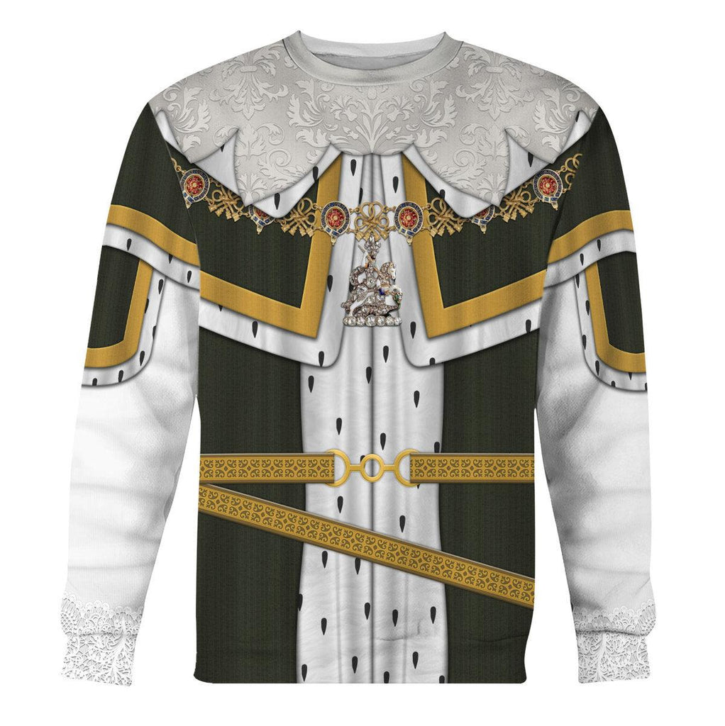 CustomsPig Charles I of England Costume Hoodie Sweatshirt T-Shirt Tracksuit - CustomsPig.com