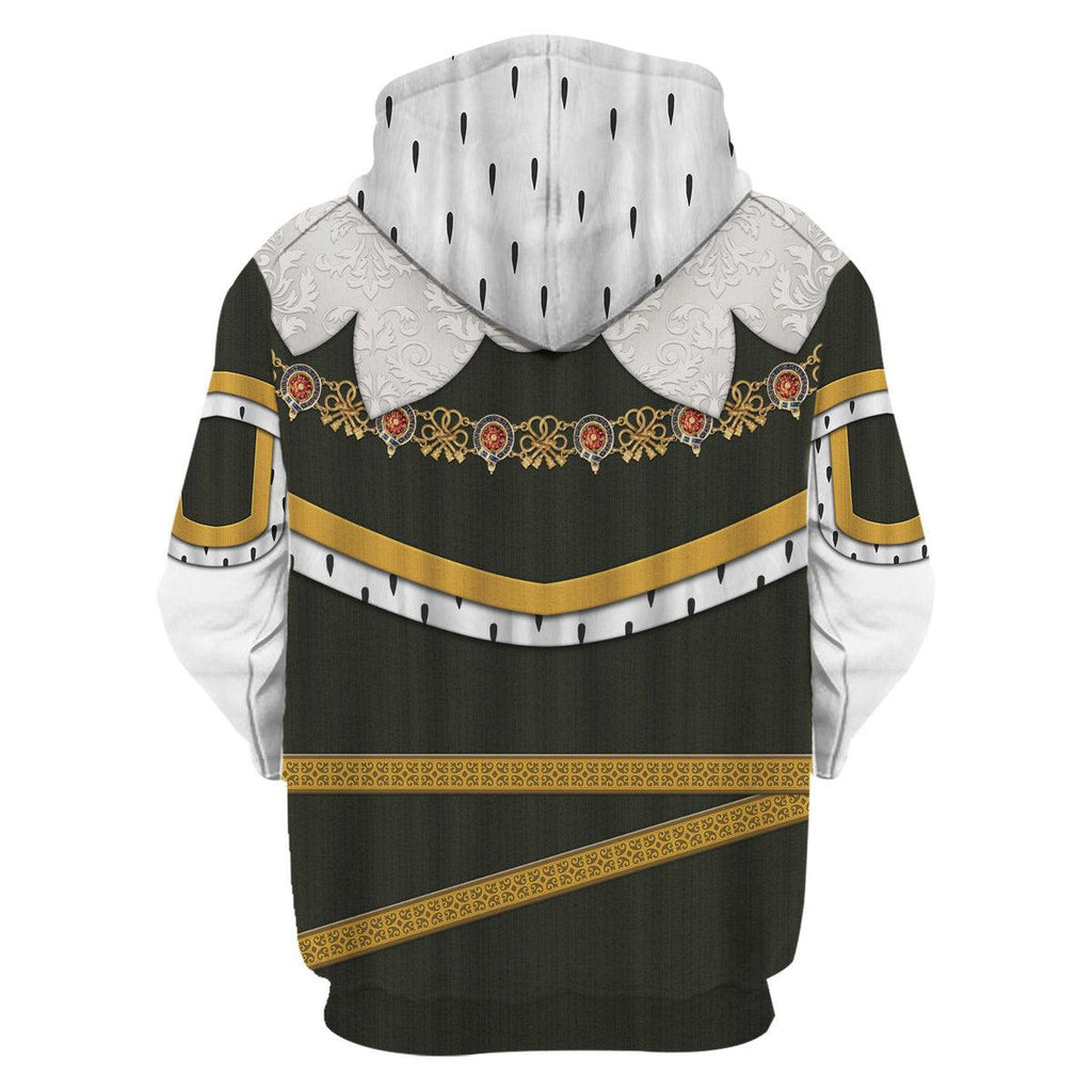 CustomsPig Charles I of England Costume Hoodie Sweatshirt T-Shirt Tracksuit - CustomsPig.com