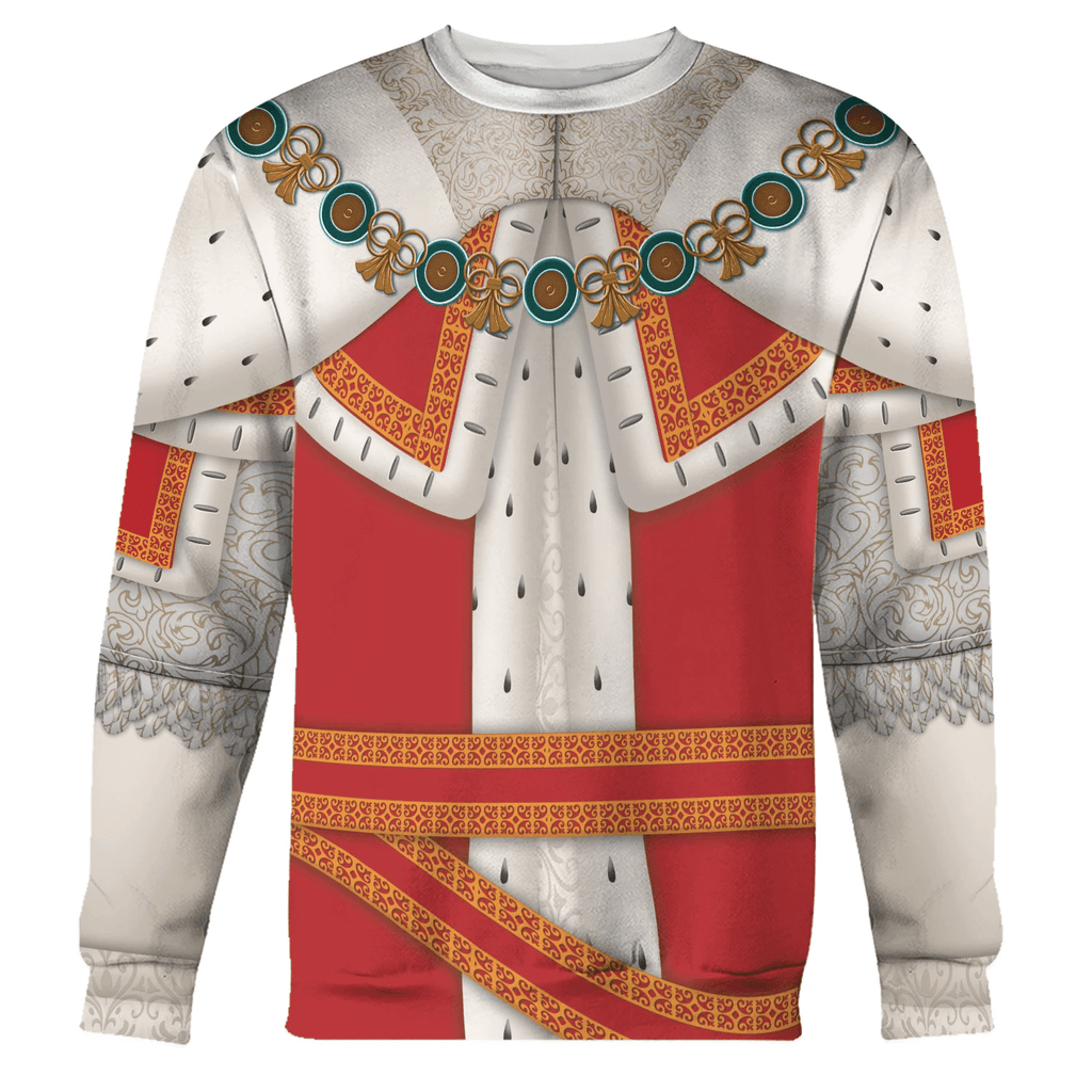  CustomsPig Charles II King of England Costume Hoodie Sweatshirt T-Shirt Tracksuit -  CustomsPig.com