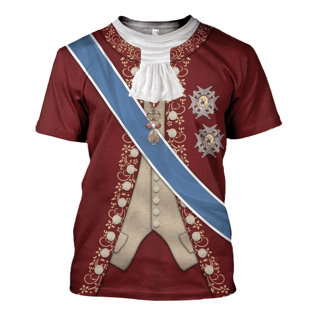  CustomsPig Charles III of Spain Costume Hoodie Sweatshirt T-Shirt Tracksuit -  CustomsPig.com