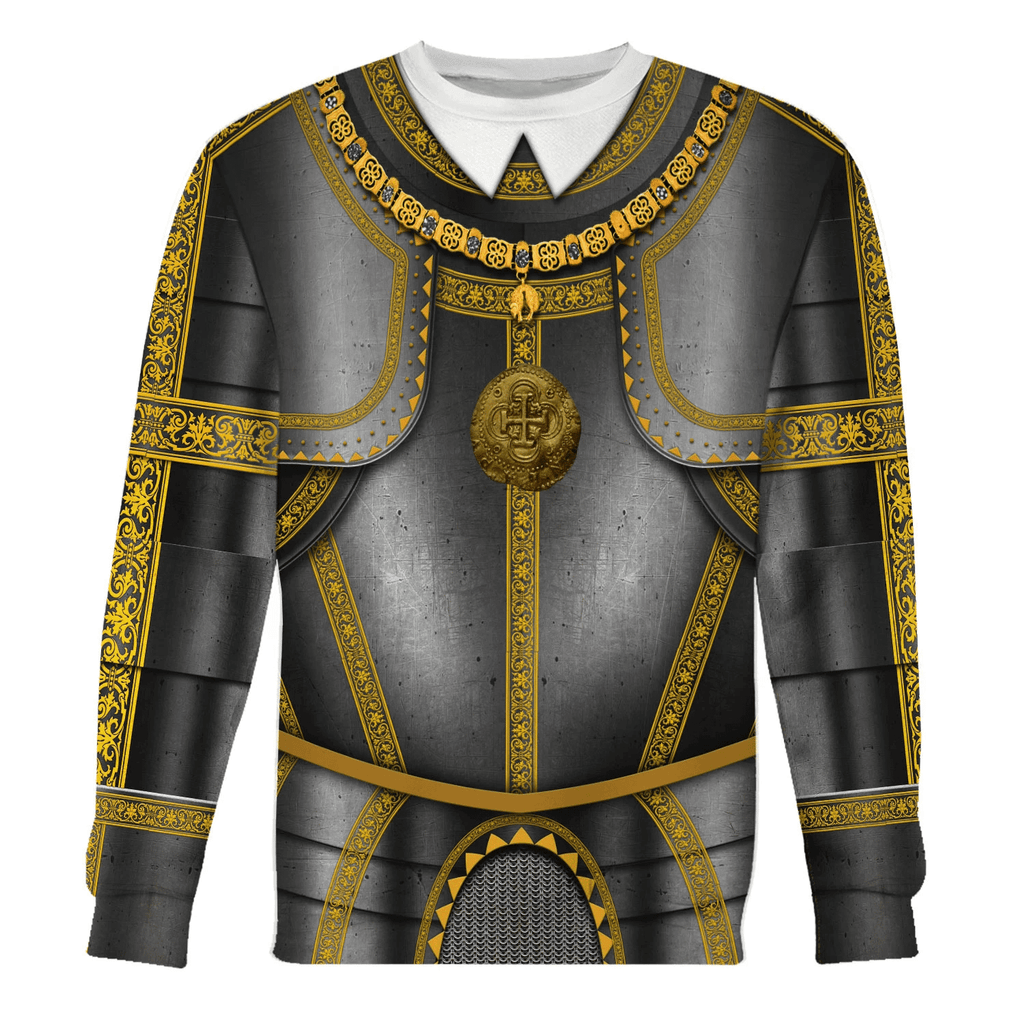  CustomsPig Charles V Holy Roman Emperor Costume Hoodie Sweatshirt T-Shirt Tracksuit -  CustomsPig.com