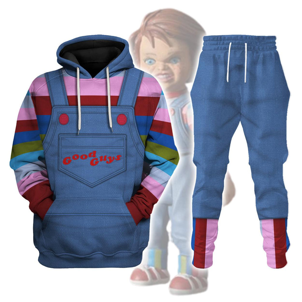 CustomsPig Chucky Costume Hoodie Sweatshirt T-Shirt Tracksuit - CustomsPig.com