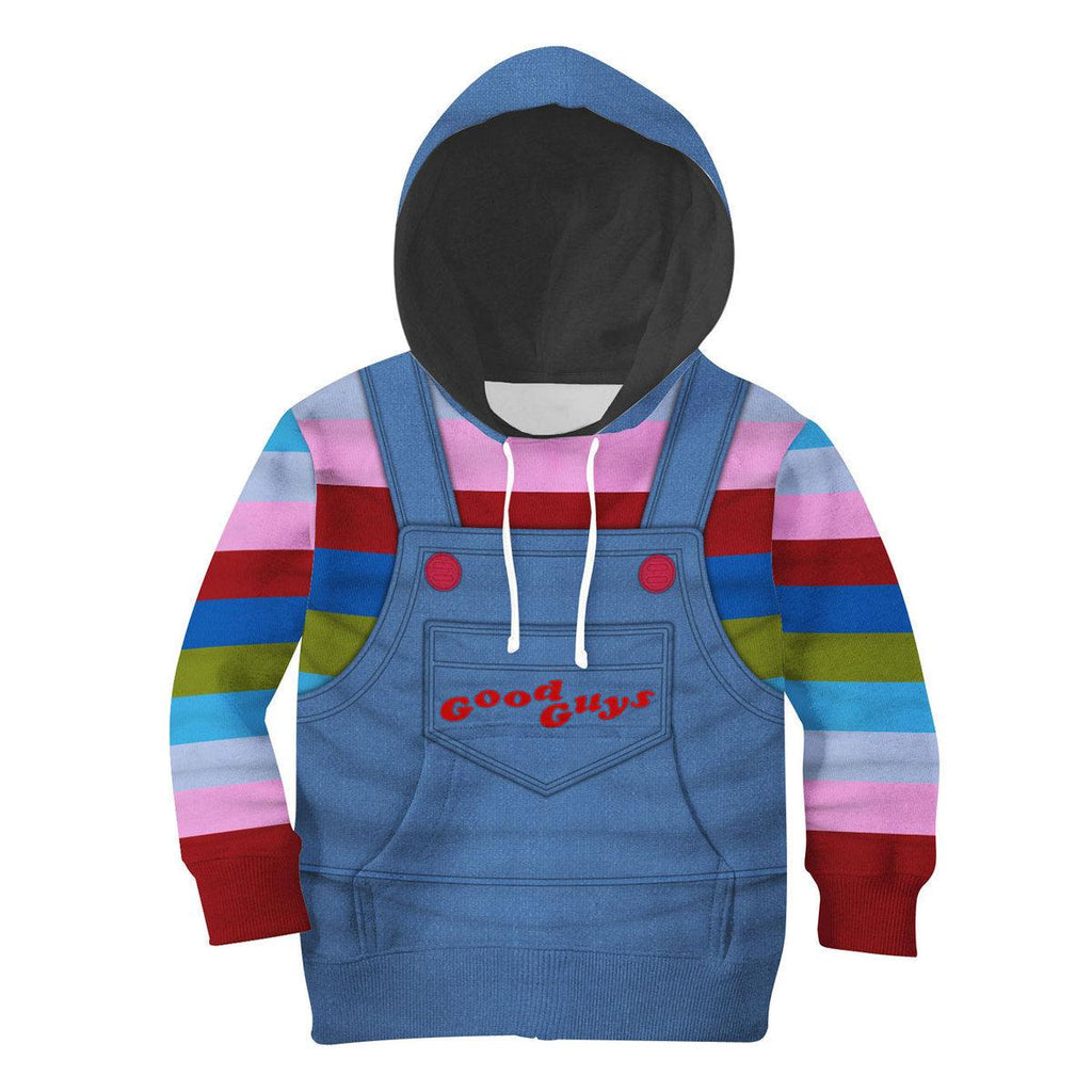 CustomsPig Chucky Costume Kid Hoodie Sweatshirt T-Shirt - CustomsPig.com