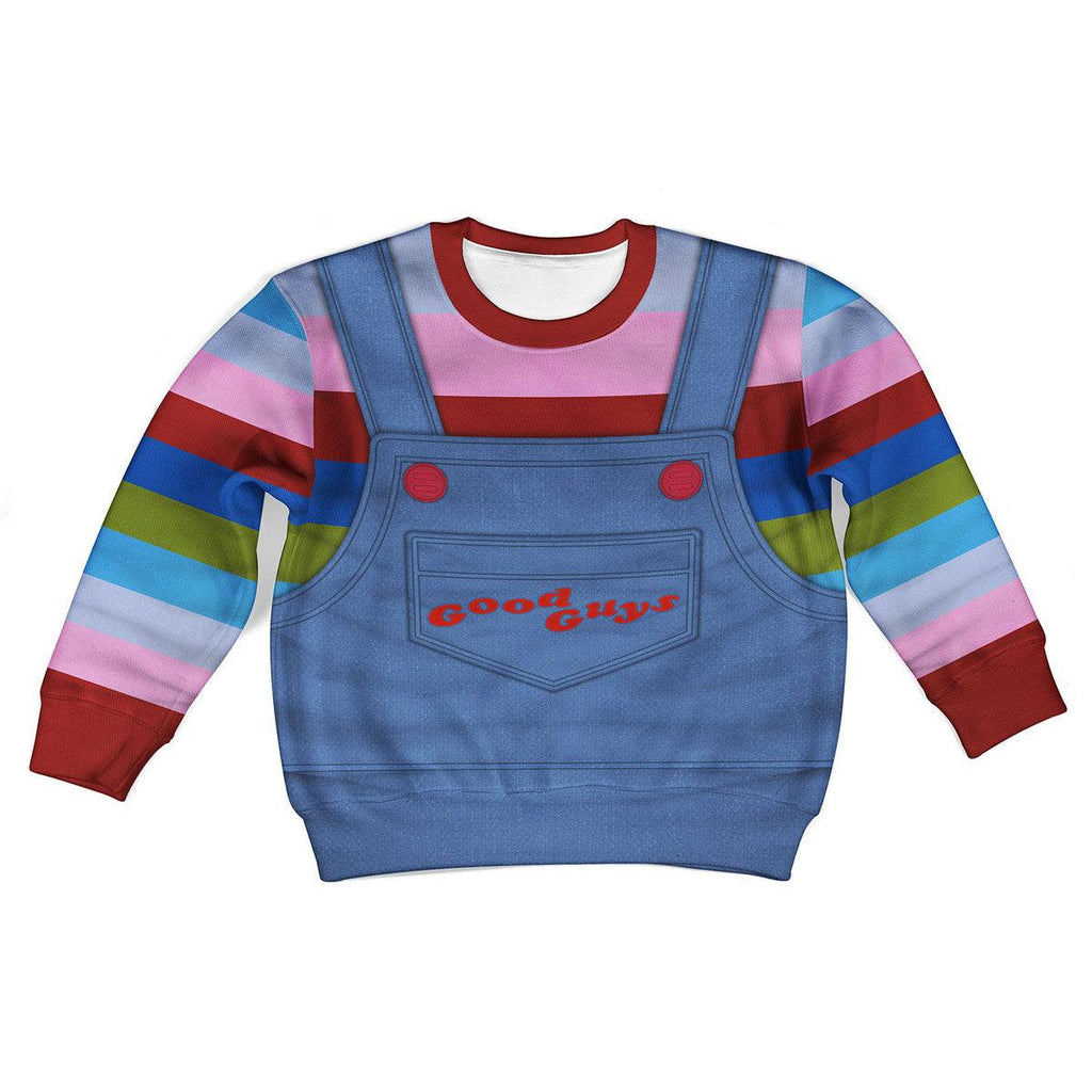 CustomsPig Chucky Costume Kid Hoodie Sweatshirt T-Shirt - CustomsPig.com