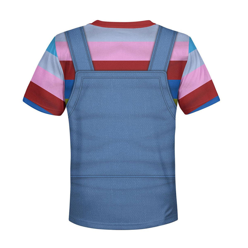 CustomsPig Chucky Costume Kid Hoodie Sweatshirt T-Shirt - CustomsPig.com