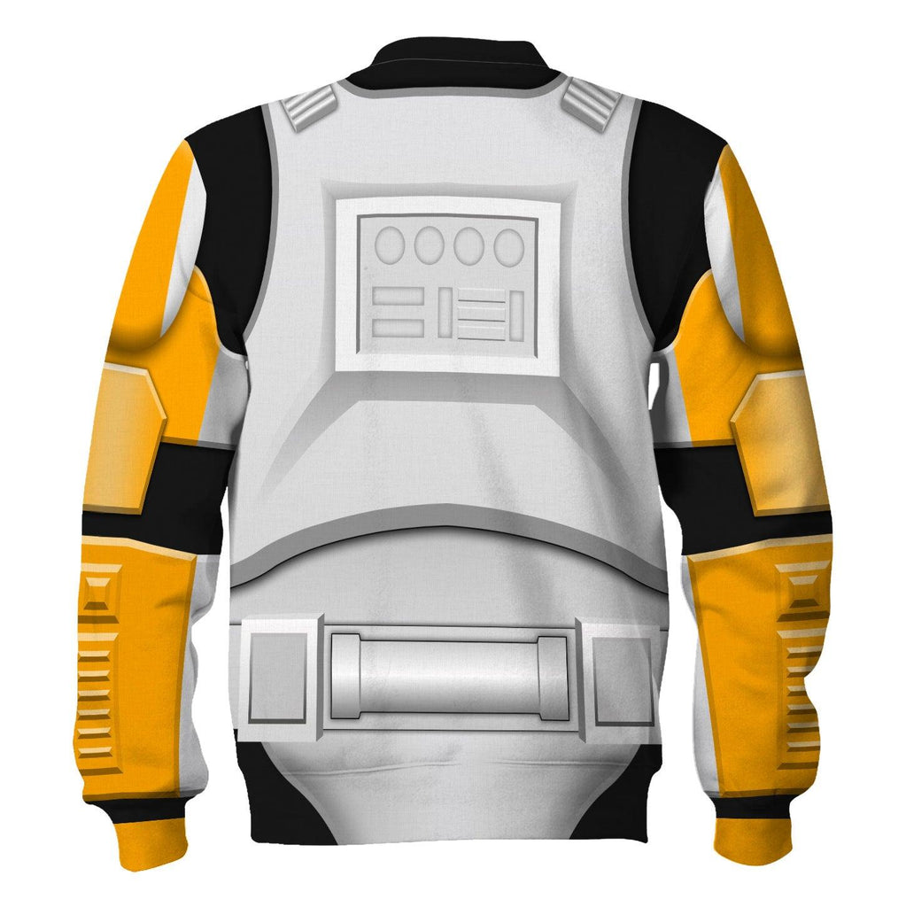 CustomsPig Clone Trooper Commander Costume Hoodie Sweatshirt T-Shirt Sweatpants - CustomsPig.com