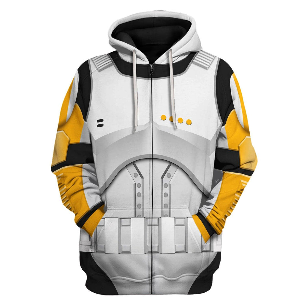 CustomsPig Clone Trooper Commander Costume Hoodie Sweatshirt T-Shirt Sweatpants - CustomsPig.com