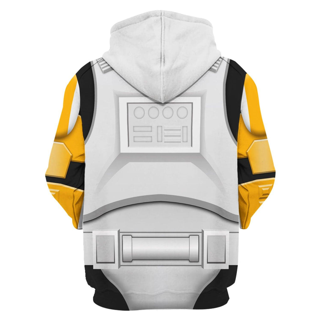 CustomsPig Clone Trooper Commander Costume Hoodie Sweatshirt T-Shirt Sweatpants - CustomsPig.com