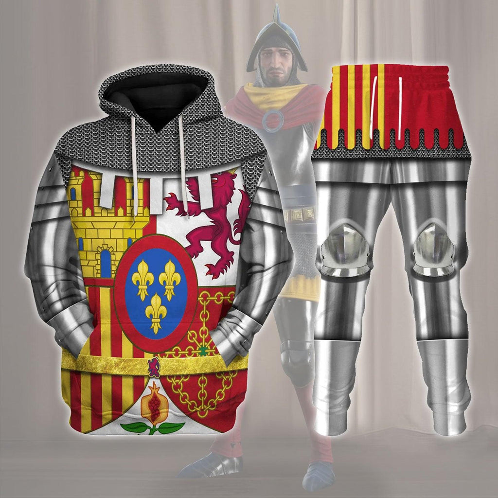  CustomsPig Coat Of Arms Of Spain Costume Hoodie Sweatshirt T-Shirt Tracksuit -  CustomsPig.com