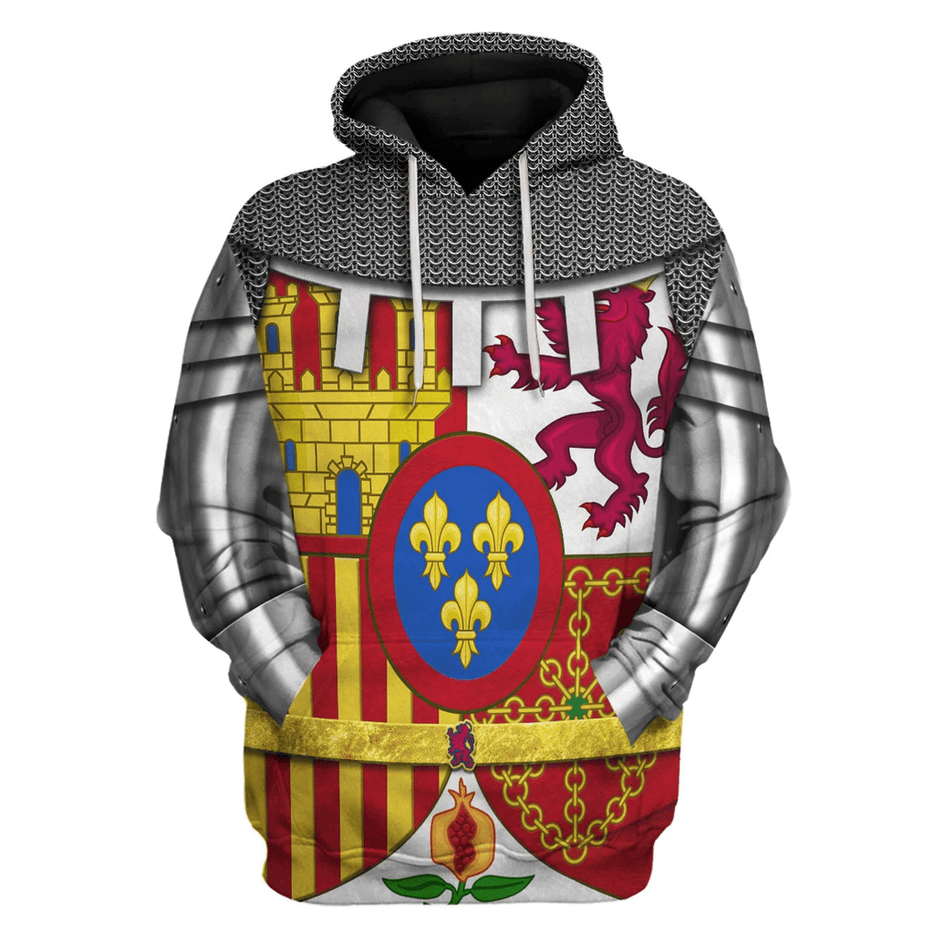  CustomsPig Coat Of Arms Of Spain Costume Hoodie Sweatshirt T-Shirt Tracksuit -  CustomsPig.com