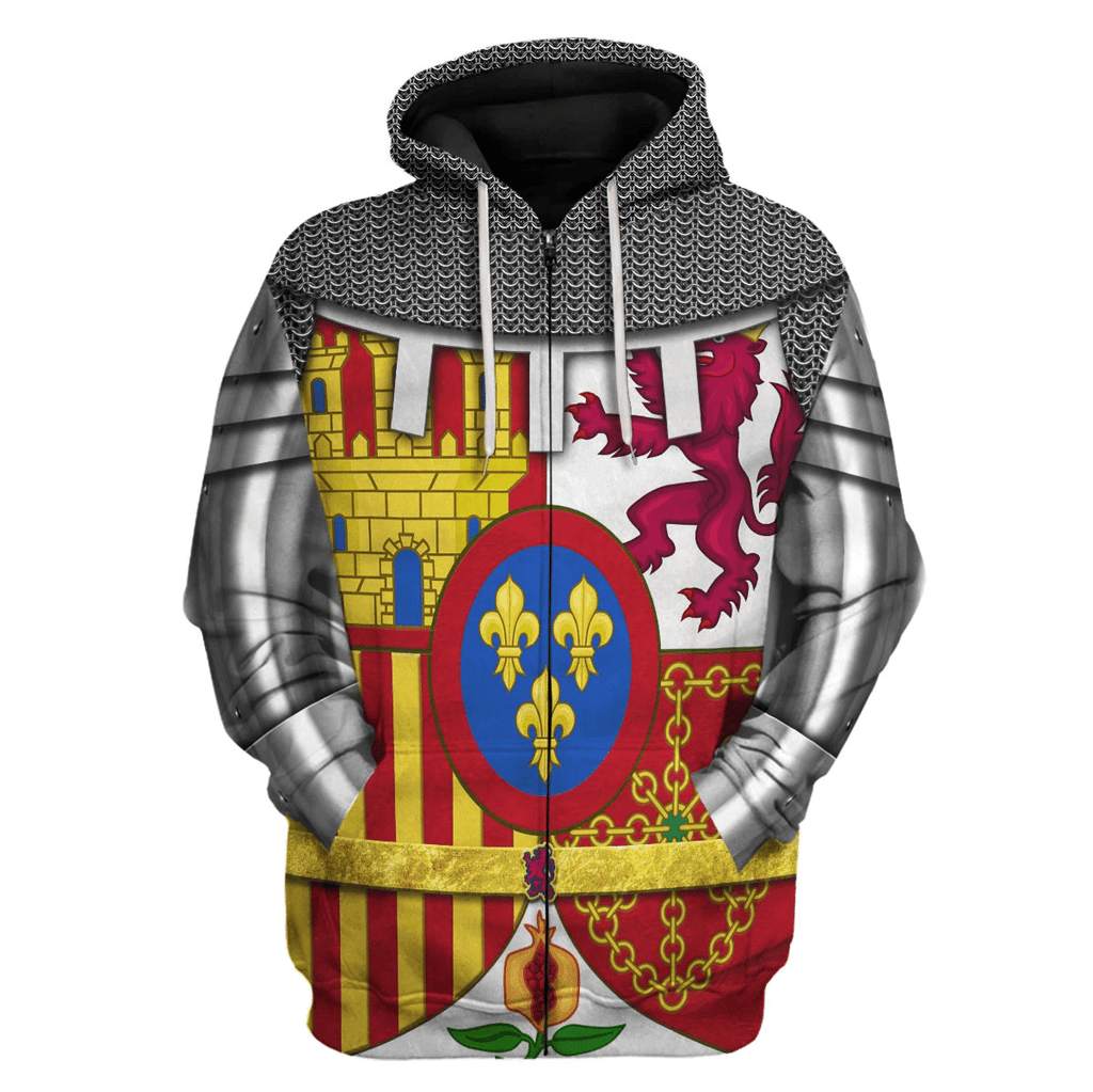  CustomsPig Coat Of Arms Of Spain Costume Hoodie Sweatshirt T-Shirt Tracksuit -  CustomsPig.com