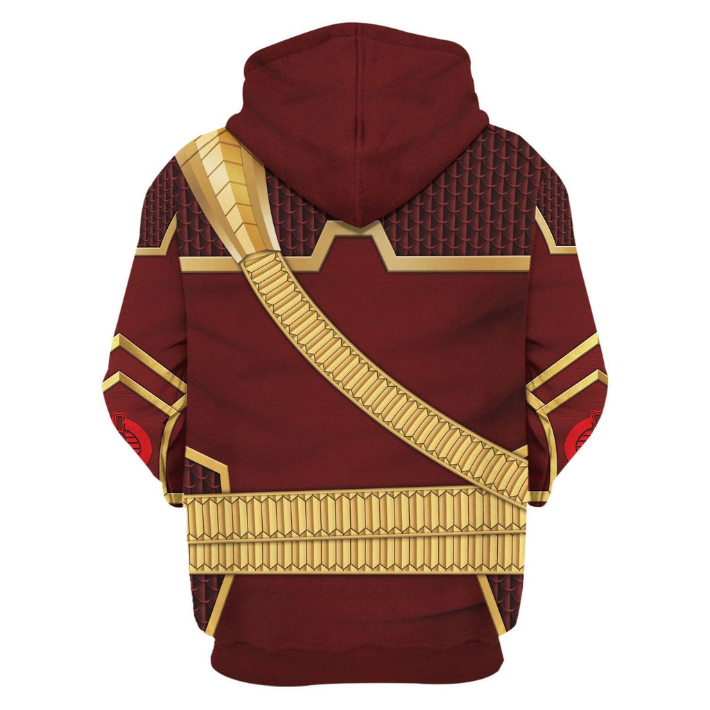 CustomsPig Cobra Commander Burgundy Color Costumes Hoodie Sweatshirt T-Shirt - DucG