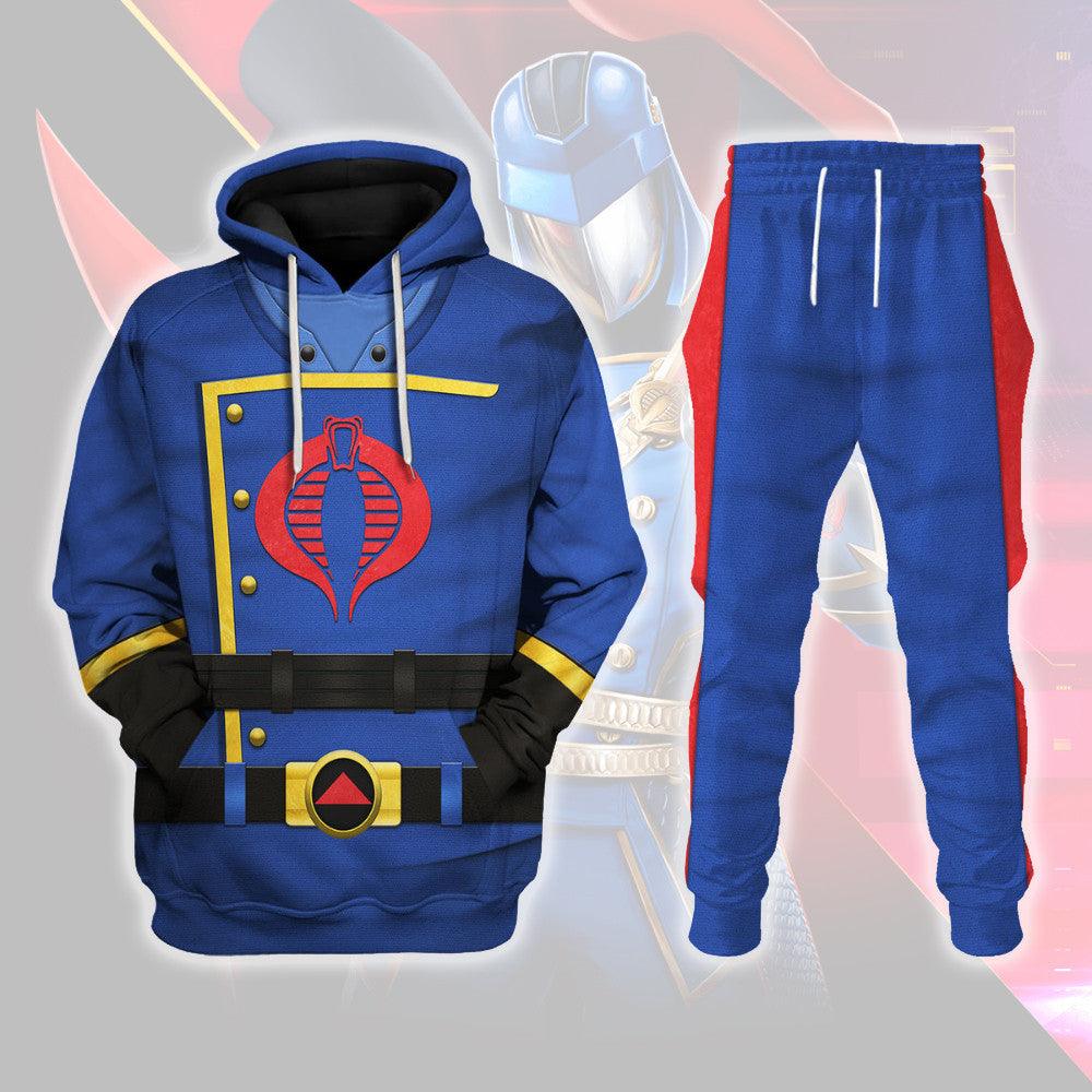 CustomsPig Cobra Commander Classic Costumes Hoodie Sweatshirt T-Shirt - CustomsPig