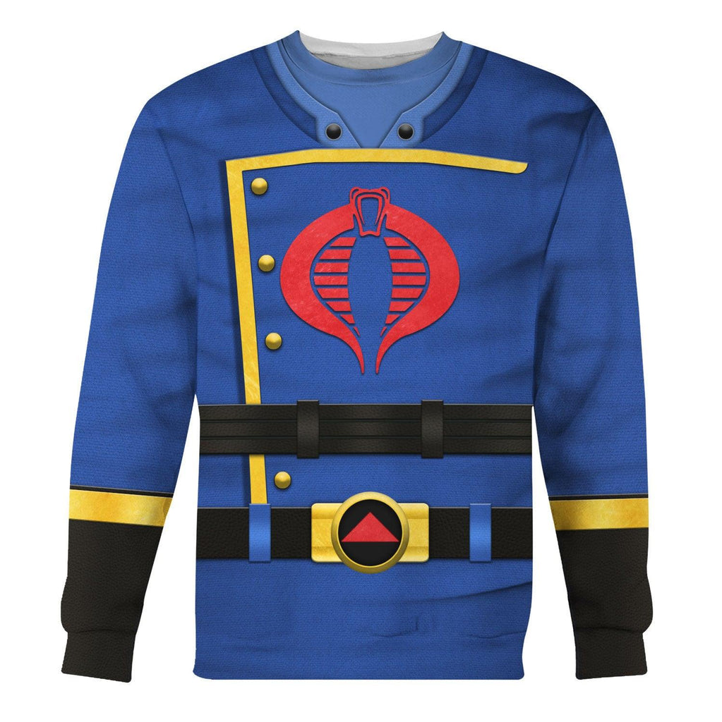 CustomsPig Cobra Commander Classic Costumes Hoodie Sweatshirt T-Shirt - CustomsPig