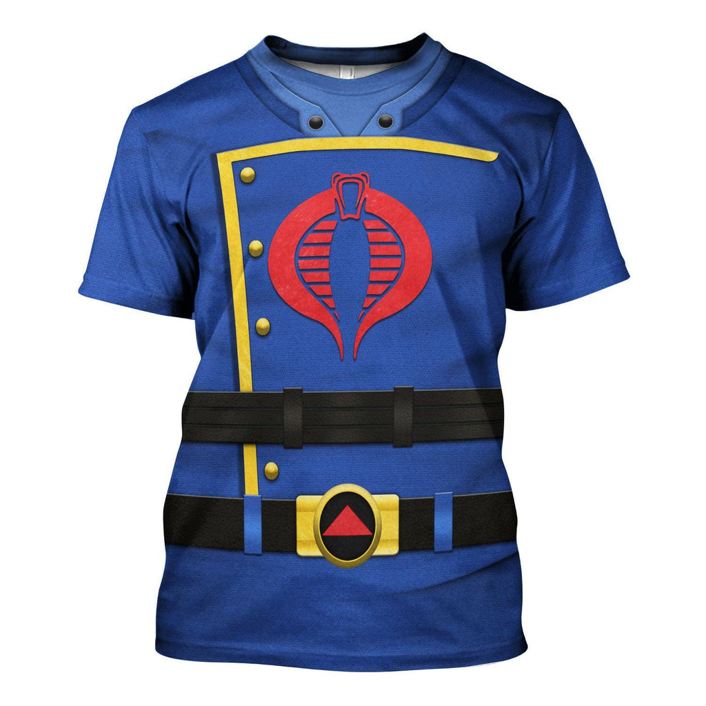 CustomsPig Cobra Commander Classic Costumes Hoodie Sweatshirt T-Shirt - CustomsPig