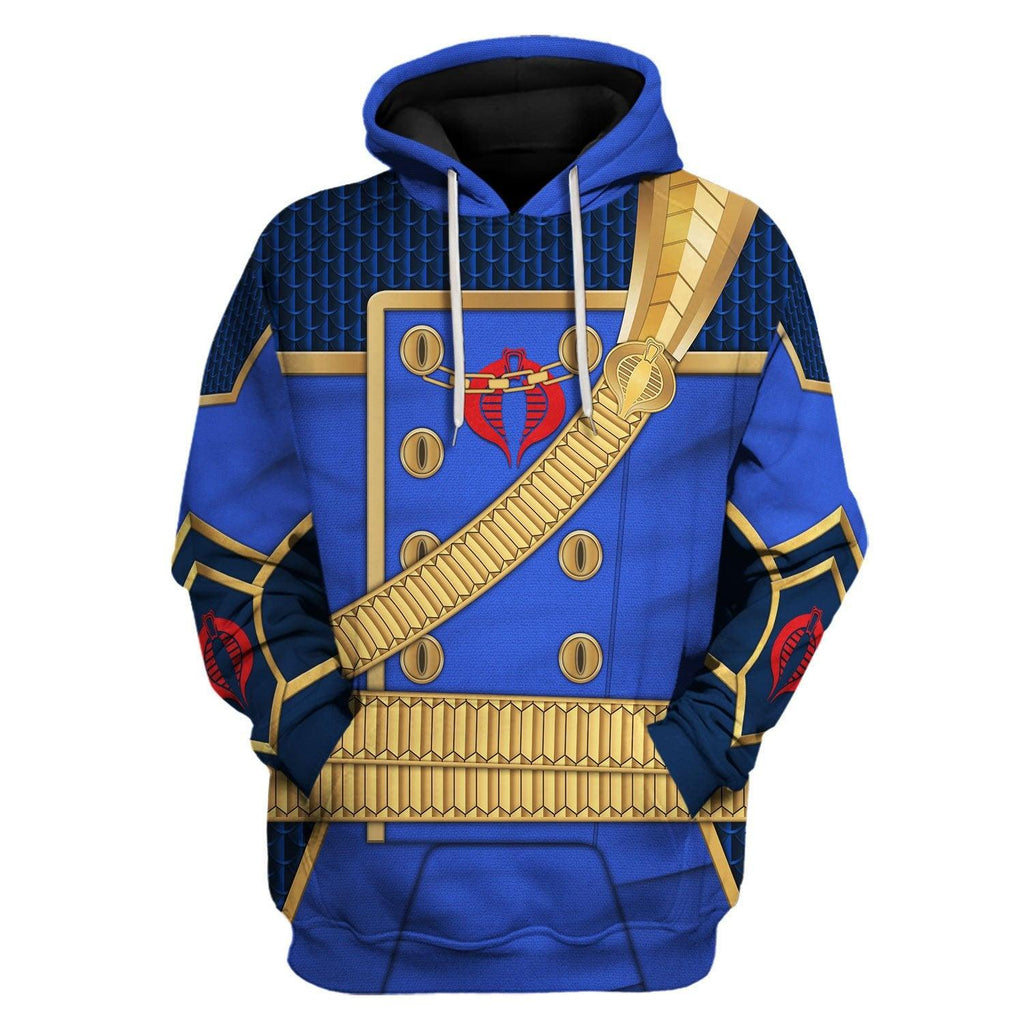 CustomsPig Cobra Commander Costumes Hoodie Sweatshirt T-Shirt - CustomsPig