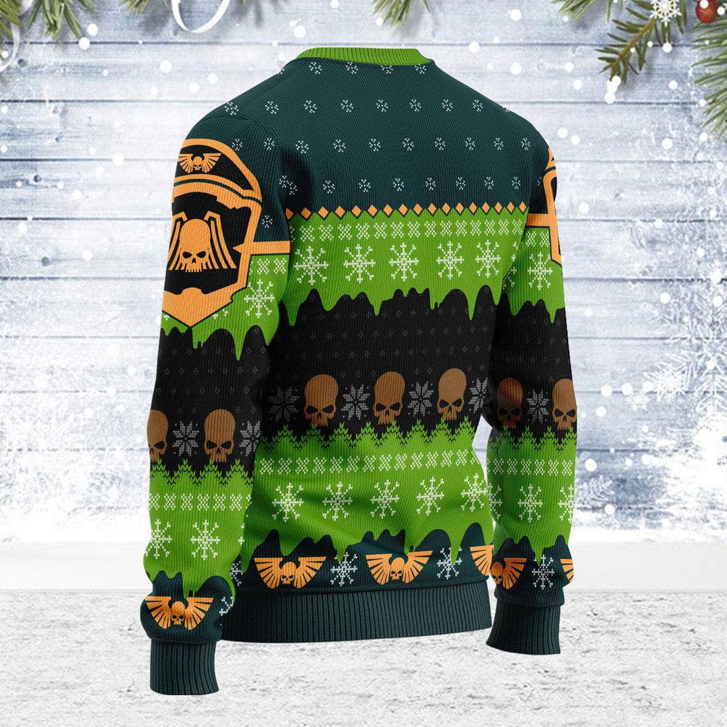 CustomsPig Colonel Commissar Ibram Gaunt Iconic Ugly Christmas Sweater - CustomsPig.com