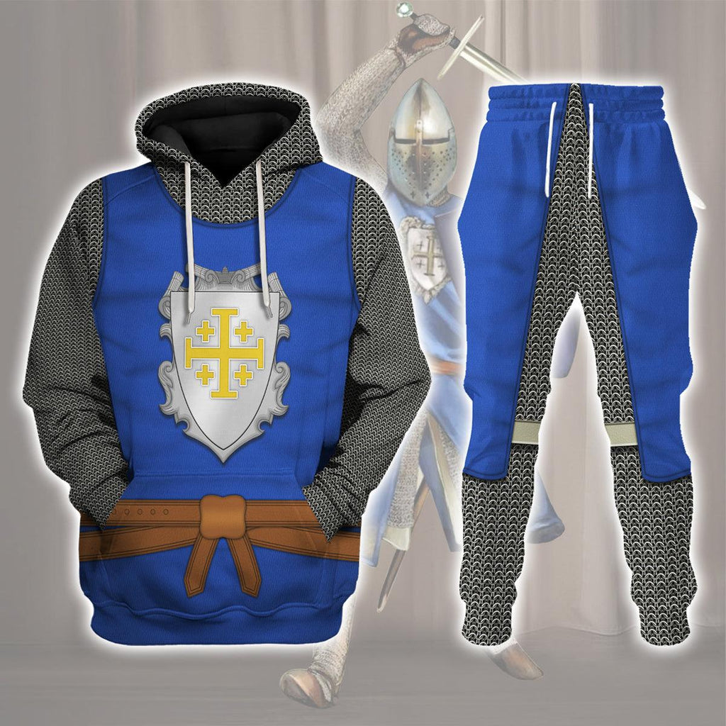 CustomsPig County of Edessa Knight Costume Hoodie Sweatshirt T-Shirt Tracksuit - CustomsPig.com