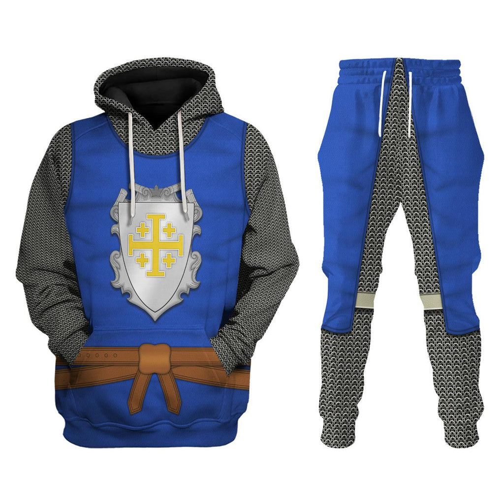 CustomsPig County of Edessa Knight Costume Hoodie Sweatshirt T-Shirt Tracksuit - CustomsPig.com