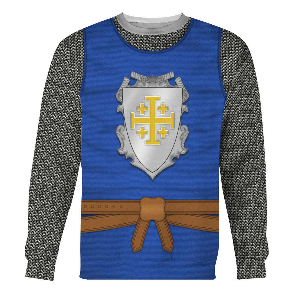 CustomsPig County of Edessa Knight Costume Hoodie Sweatshirt T-Shirt Tracksuit - CustomsPig.com