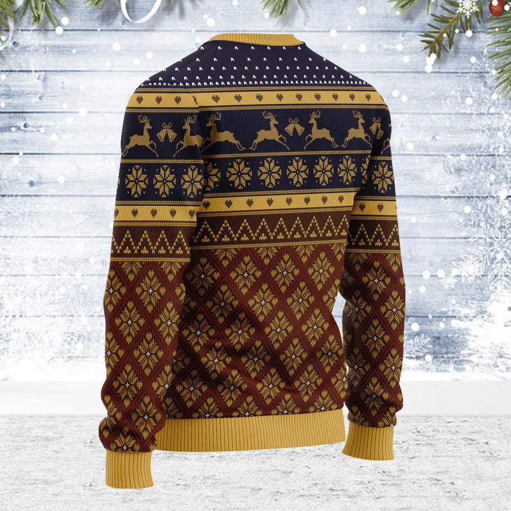 CustomsPig Cretan-Style Christ the Teacher Artwork Christmas Sweater - CustomsPig.com