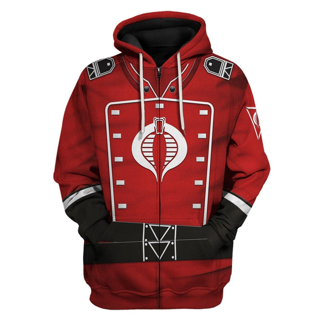 CustomsPig Crimson Guard (G.I. Joe) Costumes Hoodie Sweatshirt T-Shirt Tracksuit - DucG