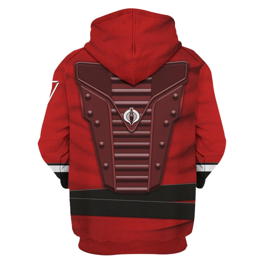 CustomsPig Crimson Guard (G.I. Joe) Costumes Hoodie Sweatshirt T-Shirt Tracksuit - DucG