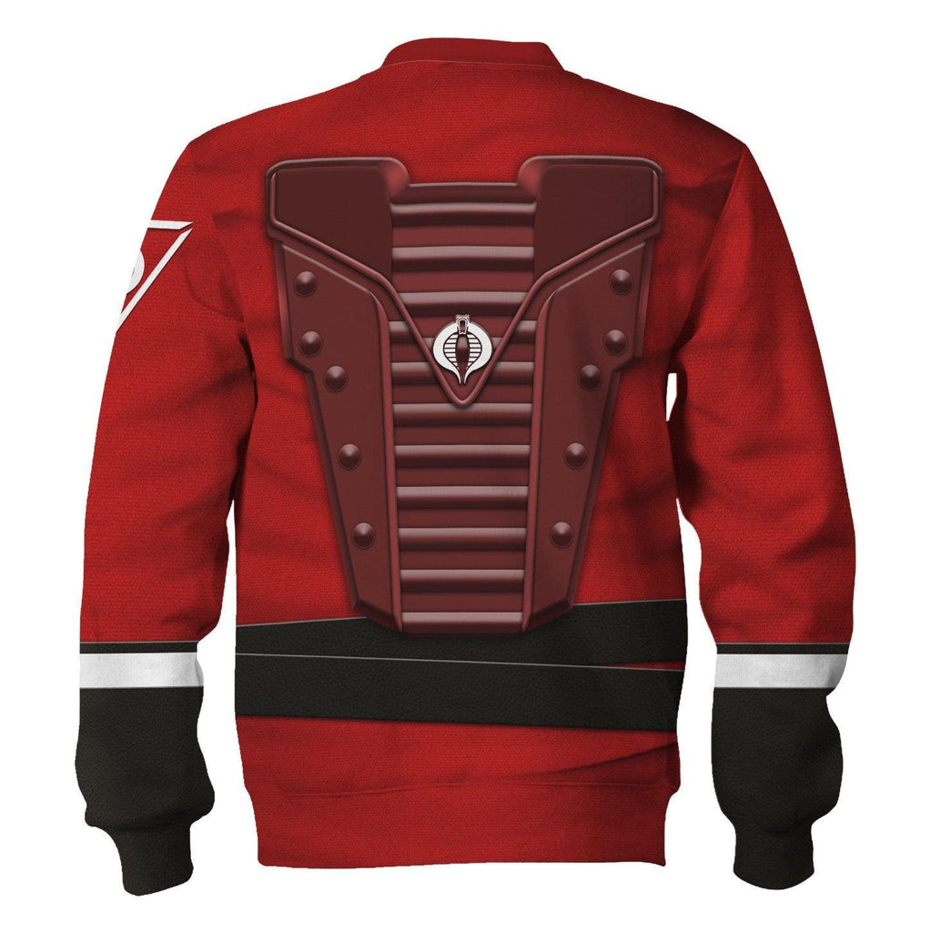 CustomsPig Crimson Guard (G.I. Joe) Costumes Hoodie Sweatshirt T-Shirt Tracksuit - DucG