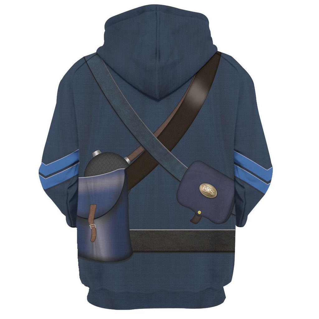 CustomsPig CW Uniforms of Blue Uniform All Over Print Hoodie Sweatshirt T-Shirt Tracksuit - CustomsPig.com