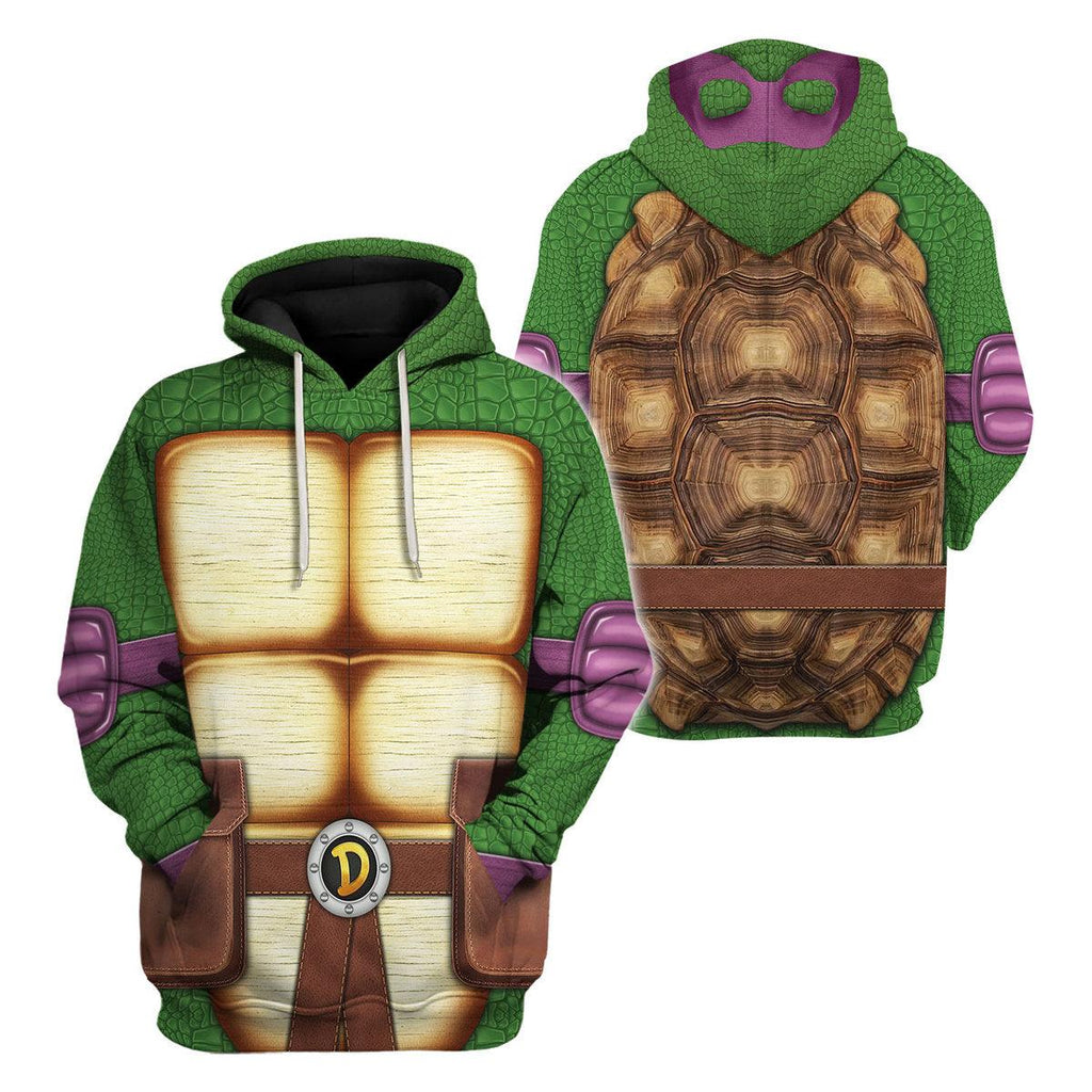 CustomsPig Donatello Ninja Turtles Costume Hoodie Sweatshirt T-Shirt ZipHoodie Sweatpants - CustomsPig.com