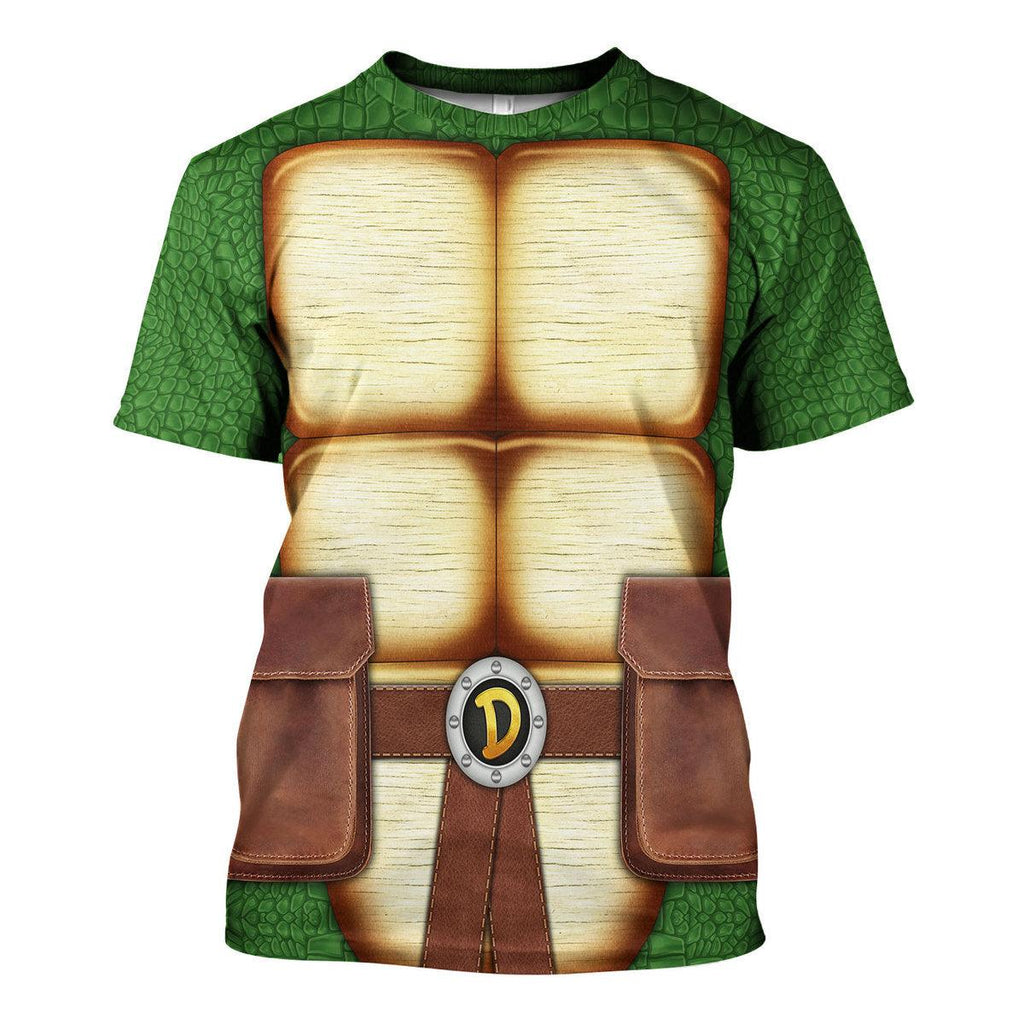 CustomsPig Donatello Ninja Turtles Costume Hoodie Sweatshirt T-Shirt ZipHoodie Sweatpants - CustomsPig.com