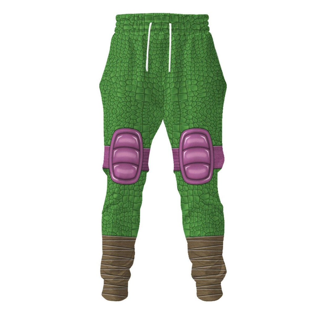 CustomsPig Donatello Ninja Turtles Costume Hoodie Sweatshirt T-Shirt ZipHoodie Sweatpants - CustomsPig.com