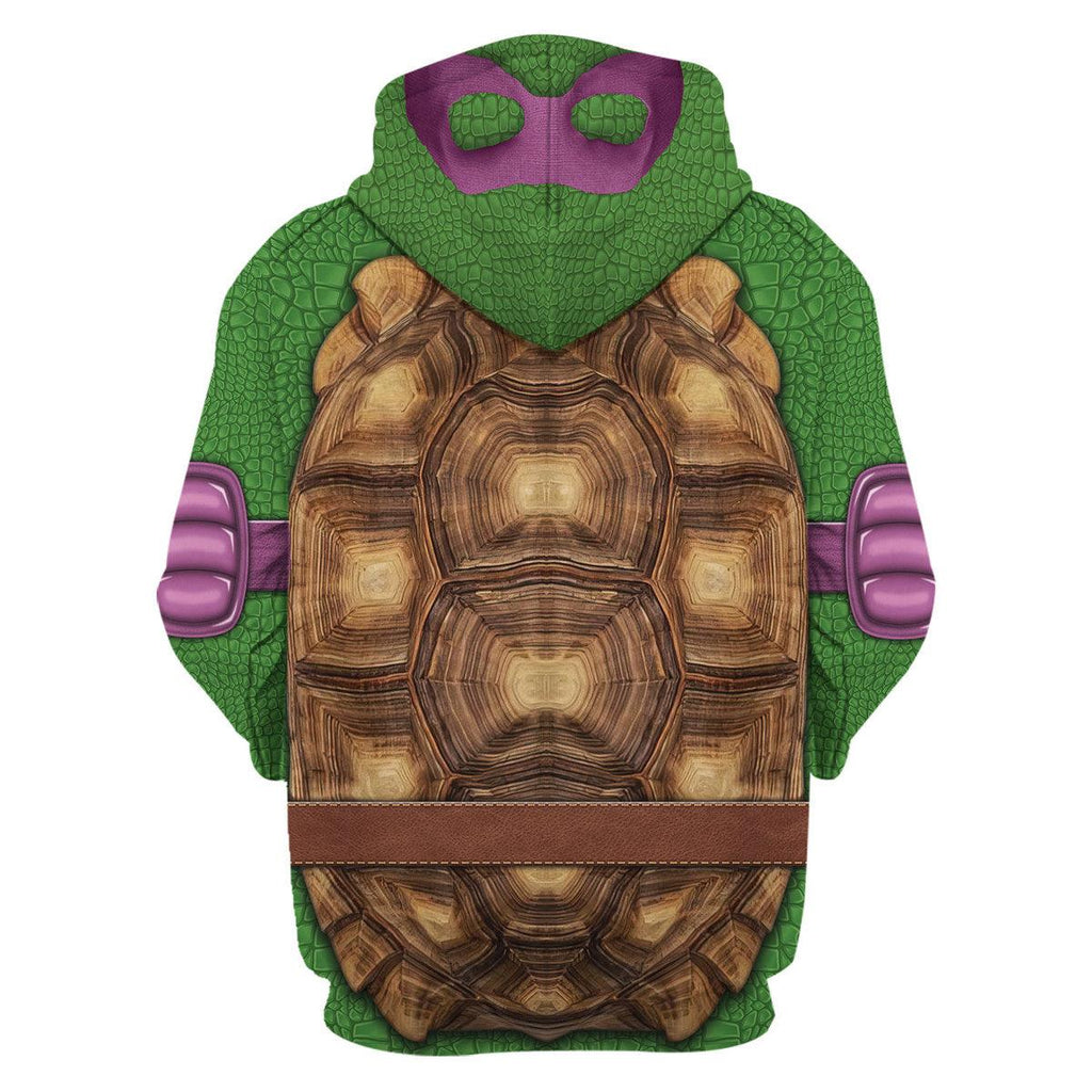 CustomsPig Donatello Ninja Turtles Costume Hoodie Sweatshirt T-Shirt ZipHoodie Sweatpants - CustomsPig.com