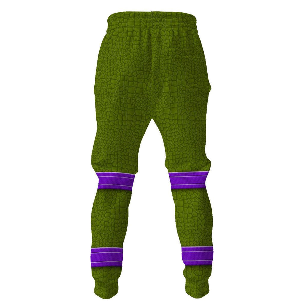 CustomsPig Donatello TMNT Costume Hoodie Sweatshirt T-Shirt Sweatpants - CustomsPig.com