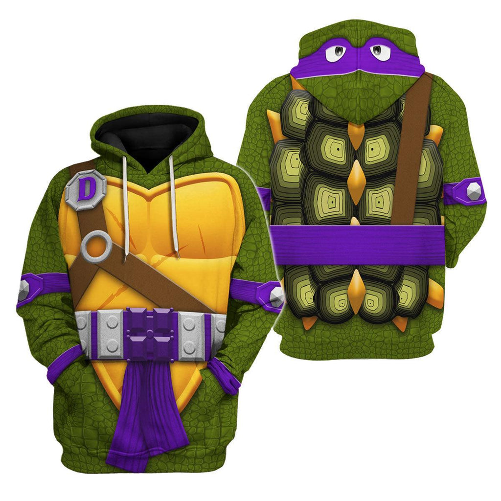 CustomsPig Donatello TMNT Costume Hoodie Sweatshirt T-Shirt Sweatpants - CustomsPig.com