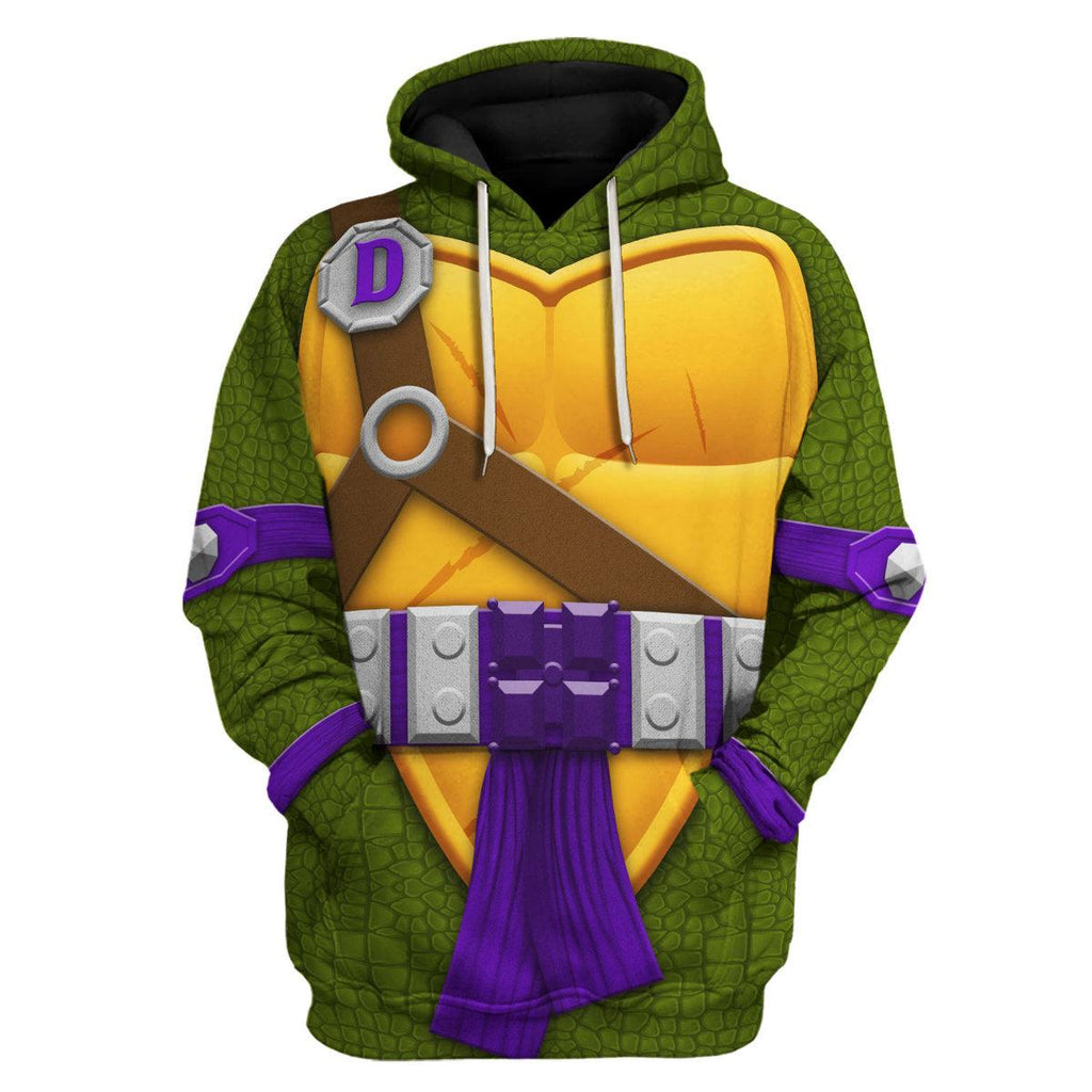 CustomsPig Donatello TMNT Costume Hoodie Sweatshirt T-Shirt Sweatpants - CustomsPig.com