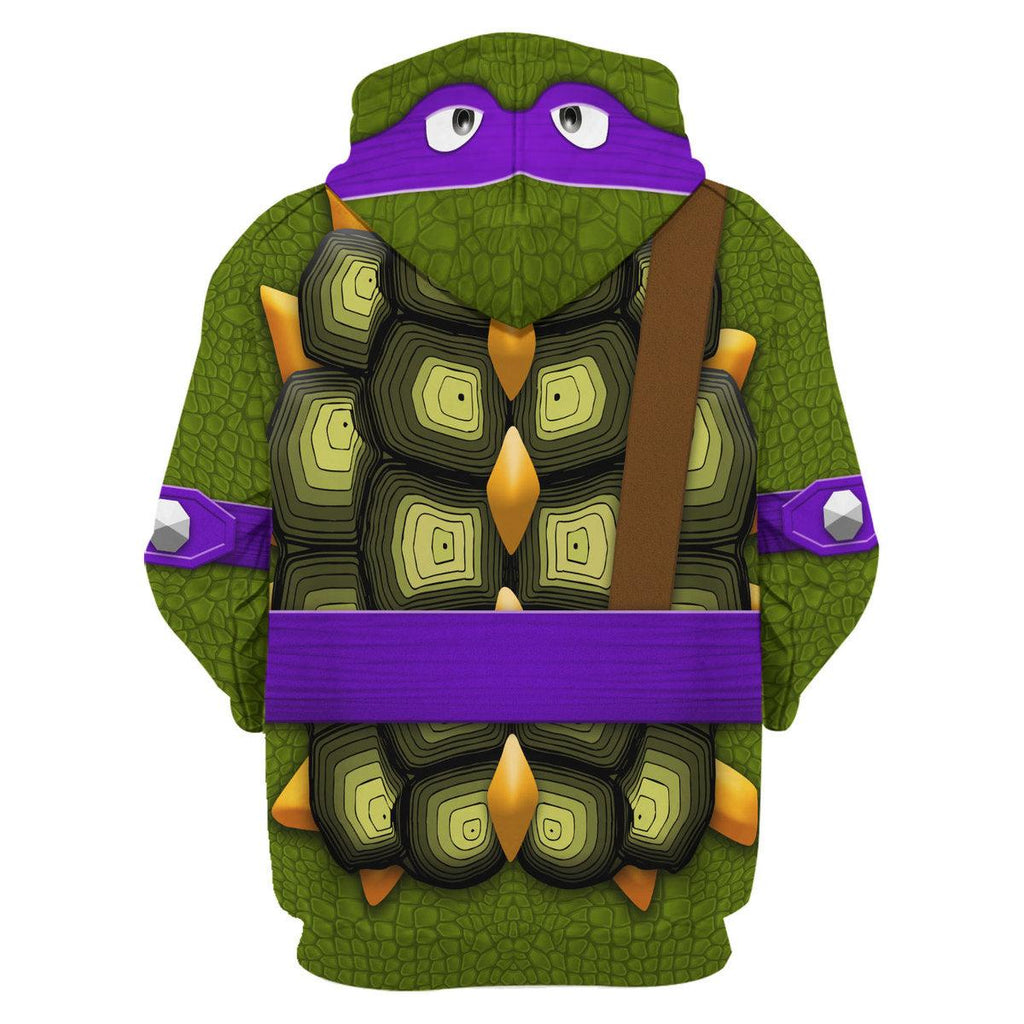 CustomsPig Donatello TMNT Costume Hoodie Sweatshirt T-Shirt Sweatpants - CustomsPig.com