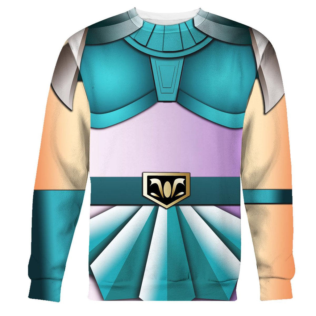 CustomsPig Dragon Shiry�? Saint Seiya Costume Hoodie Sweatshirt T-Shirt Tracksuit - DucG