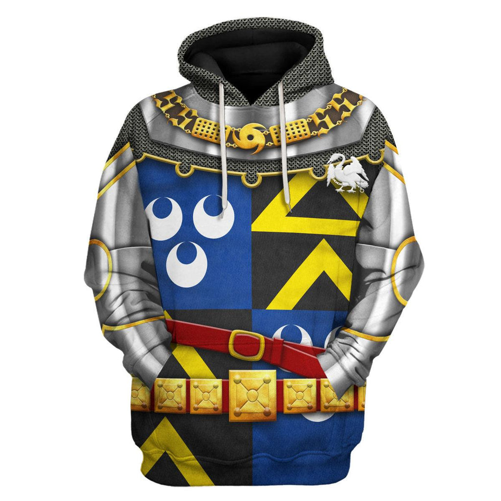 CustomsPig Edmund de Thorpe-Battle of Agincourt Knights Costume Hoodie Sweatshirt T-Shirt Tracksuit - CustomsPig.com