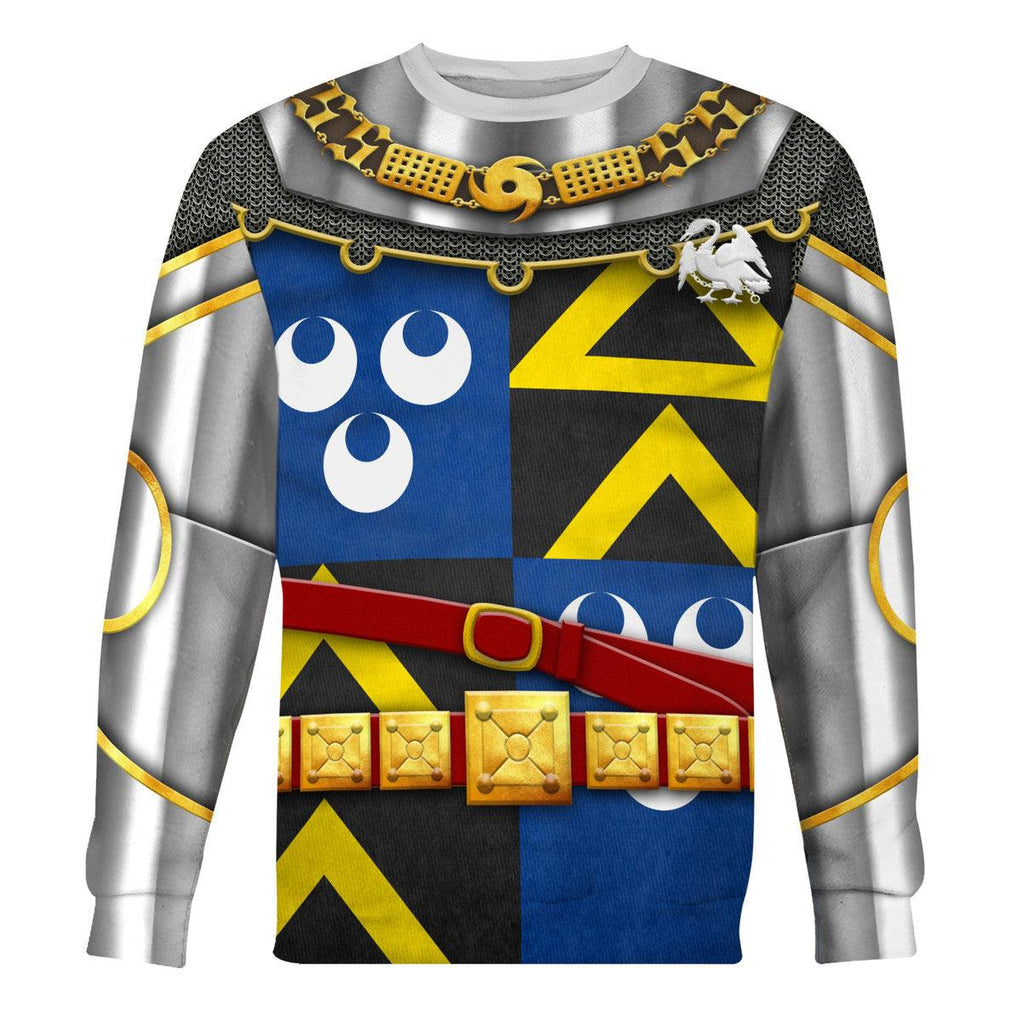 CustomsPig Edmund de Thorpe-Battle of Agincourt Knights Costume Hoodie Sweatshirt T-Shirt Tracksuit - CustomsPig.com