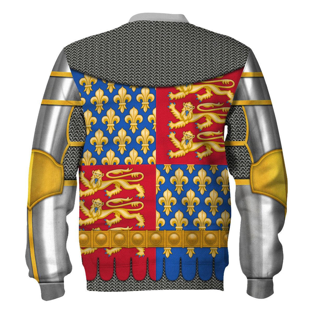 CustomsPig Edward III Of England Amour Knights Costume Hoodie Sweatshirt T-Shirt Tracksuit - CustomsPig.com