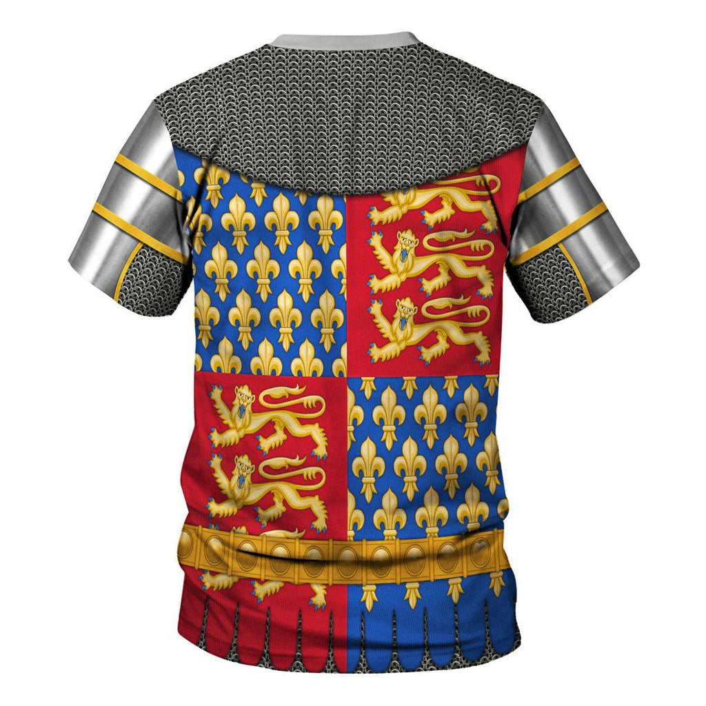 CustomsPig Edward III Of England Amour Knights Costume Hoodie Sweatshirt T-Shirt Tracksuit - CustomsPig.com