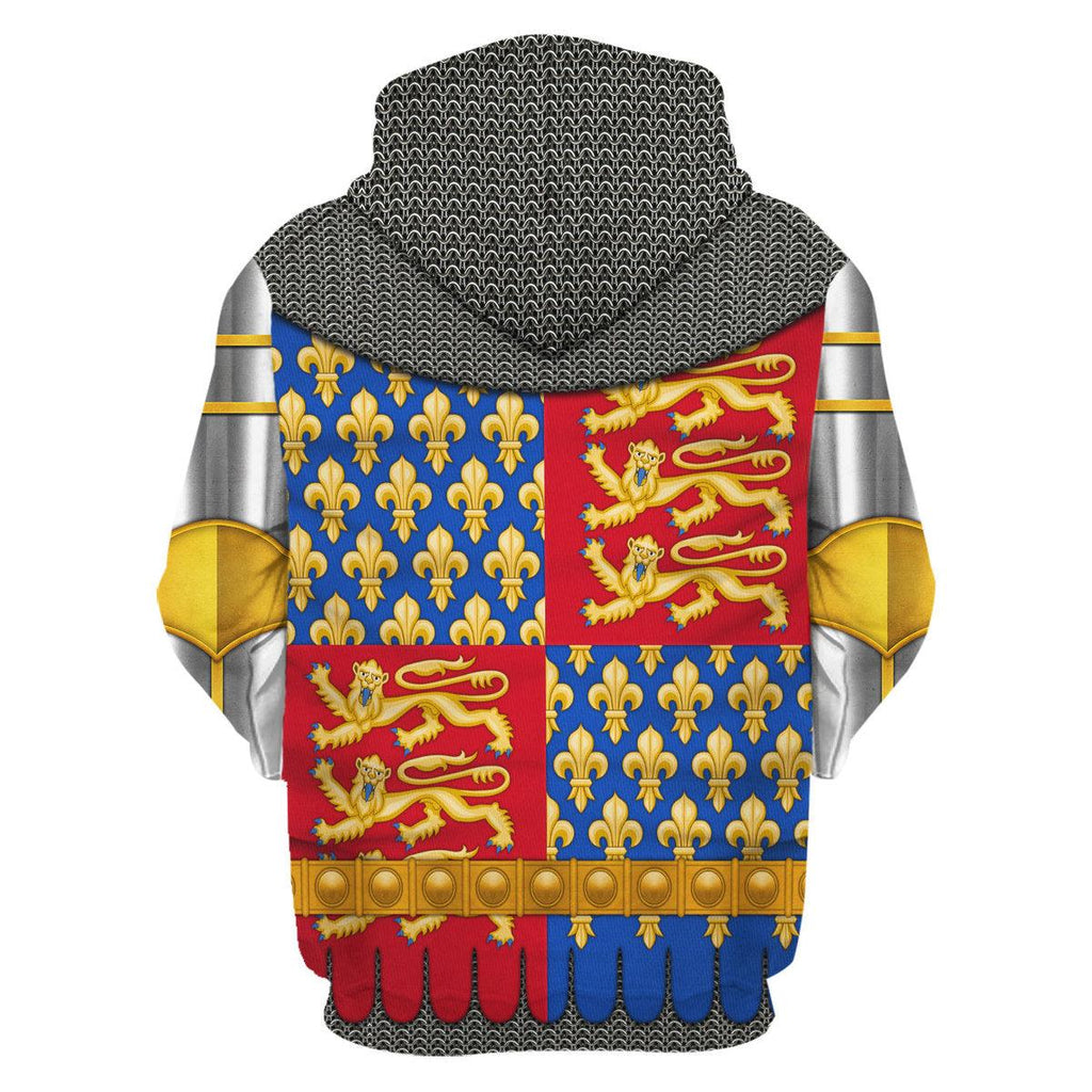 CustomsPig Edward III Of England Amour Knights Costume Hoodie Sweatshirt T-Shirt Tracksuit - CustomsPig.com