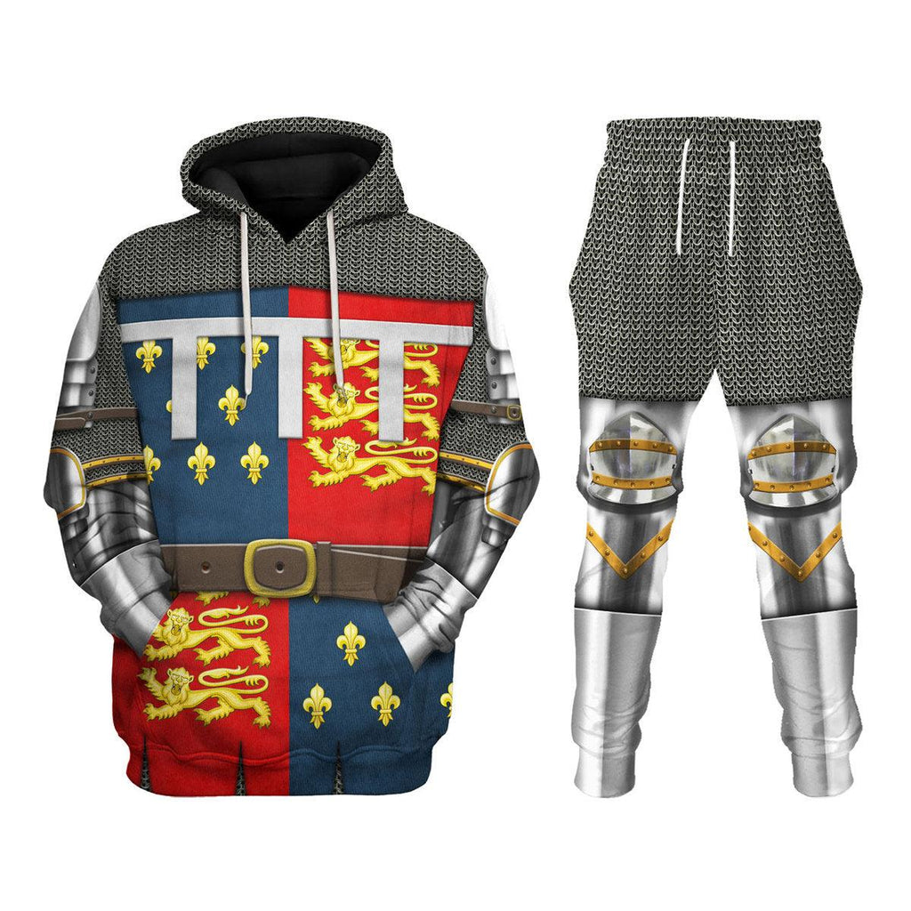 CustomsPig Edward The Black Prince- Battle of Poitiers- 1356 Costume Hoodie Sweatshirt T-Shirt Tracksuit - CustomsPig.com