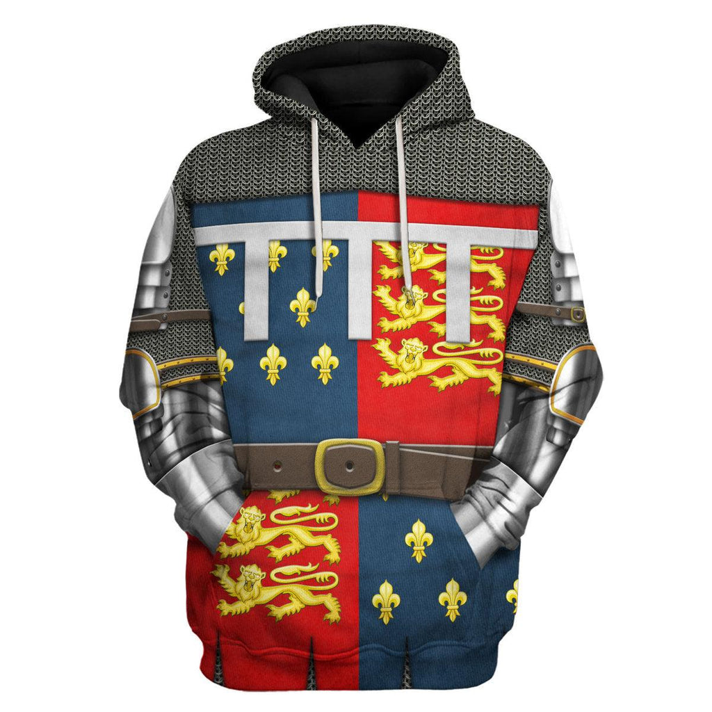 CustomsPig Edward The Black Prince- Battle of Poitiers- 1356 Costume Hoodie Sweatshirt T-Shirt Tracksuit - CustomsPig.com