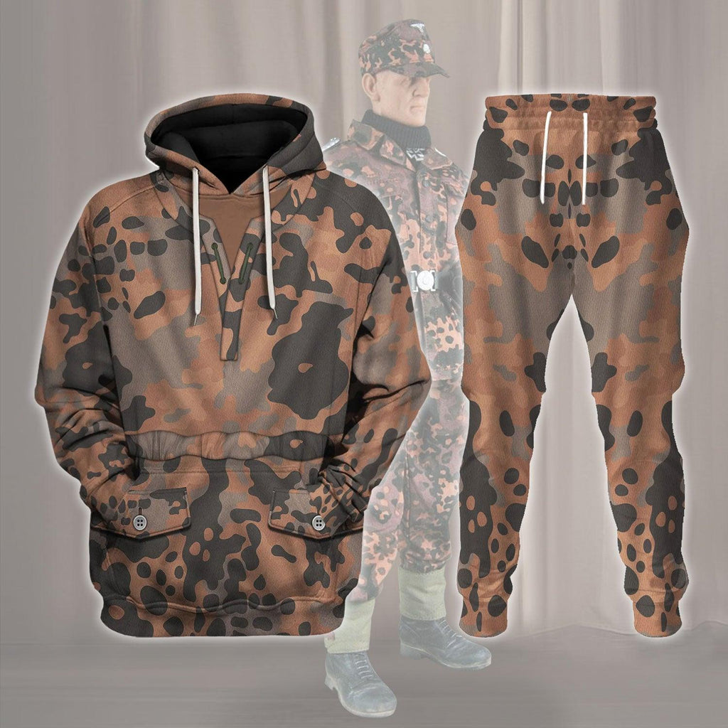  CustomsPig Eichenlaubmuster World War II Costume Hoodie Sweatshirt T-Shirt Tracksuit -  CustomsPig.com