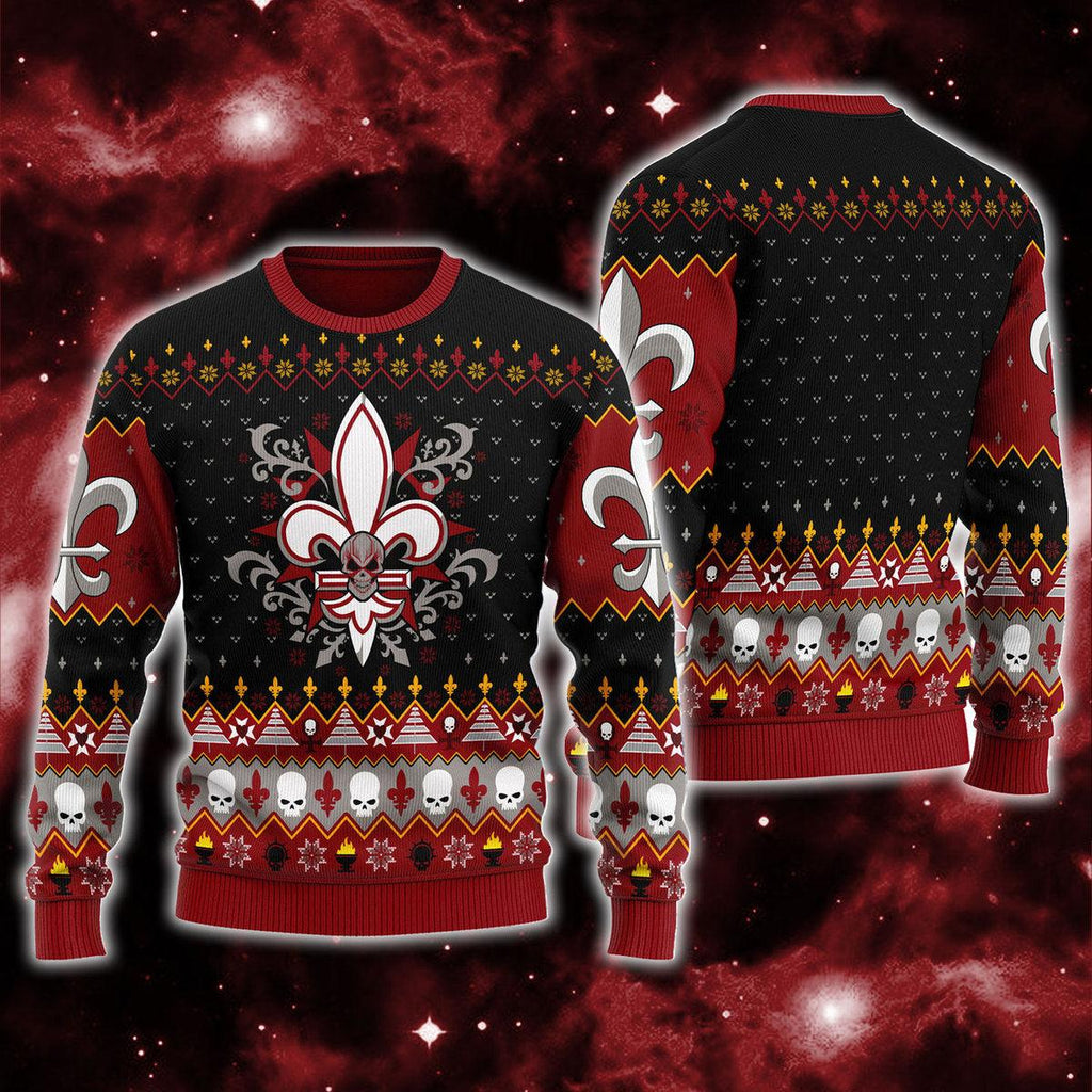 CustomsPig Eight Sisters Slaying Iconic Ugly Christmas Sweater - CustomsPig.com