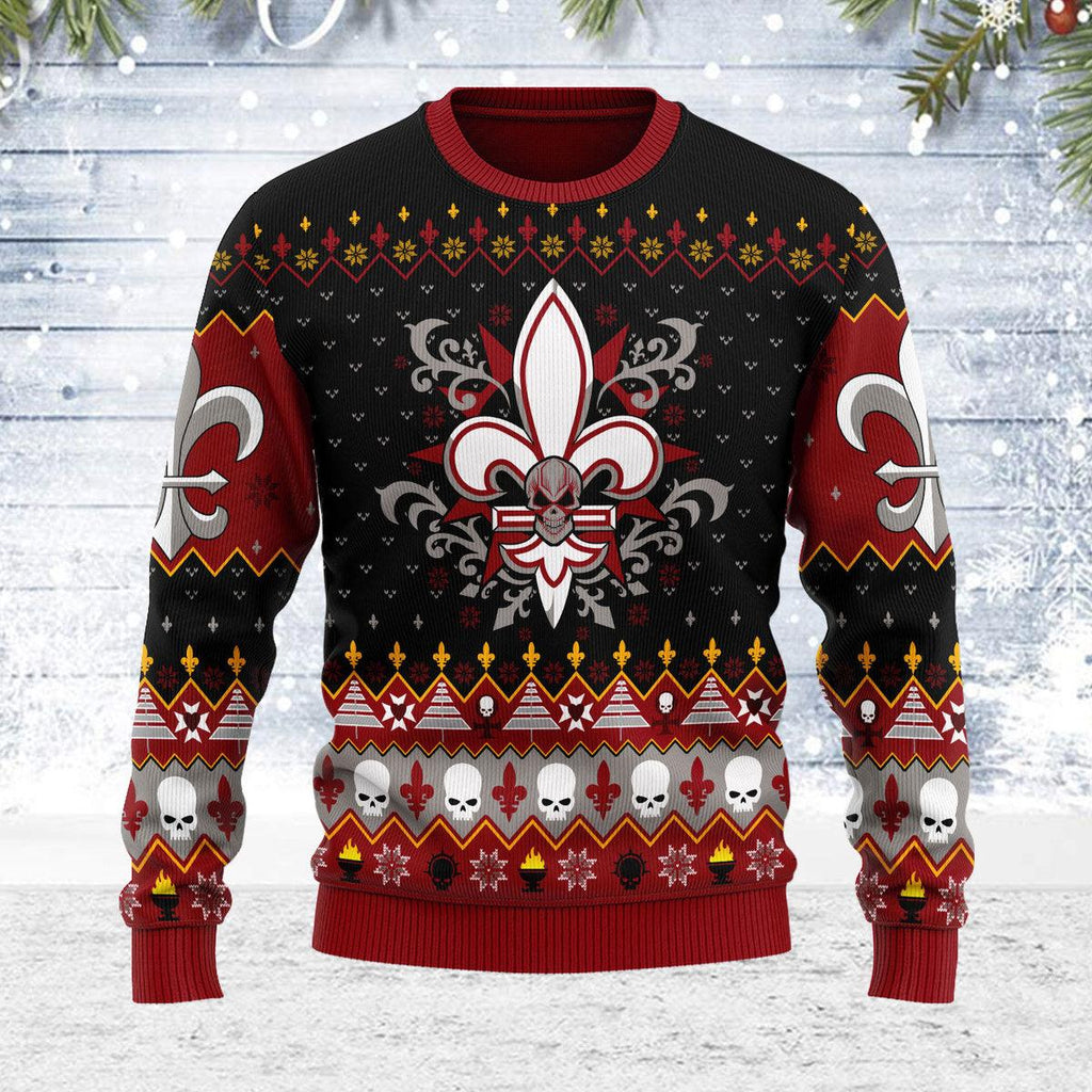 CustomsPig Eight Sisters Slaying Iconic Ugly Christmas Sweater - CustomsPig.com