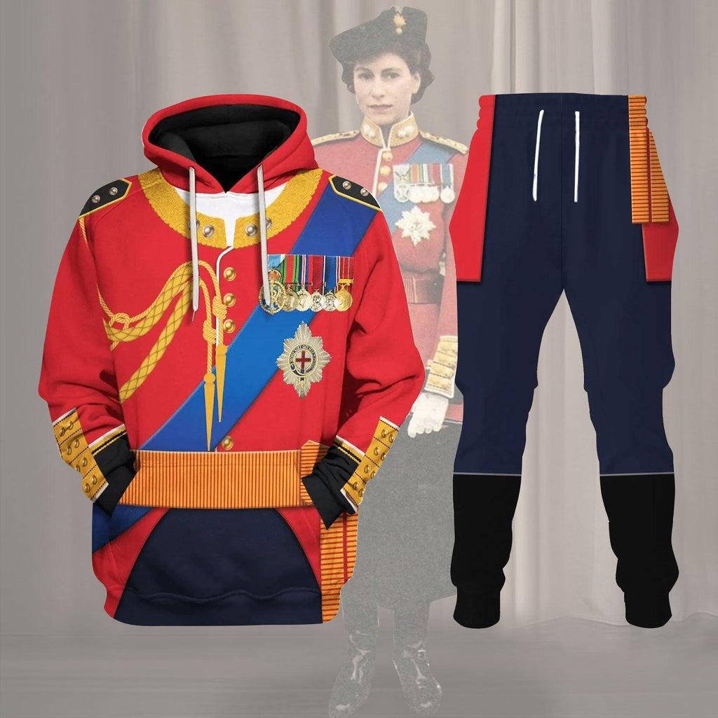  CustomsPig Elizabeth II of England Costume Hoodie Sweatshirt T-Shirt Tracksuit -  CustomsPig.com