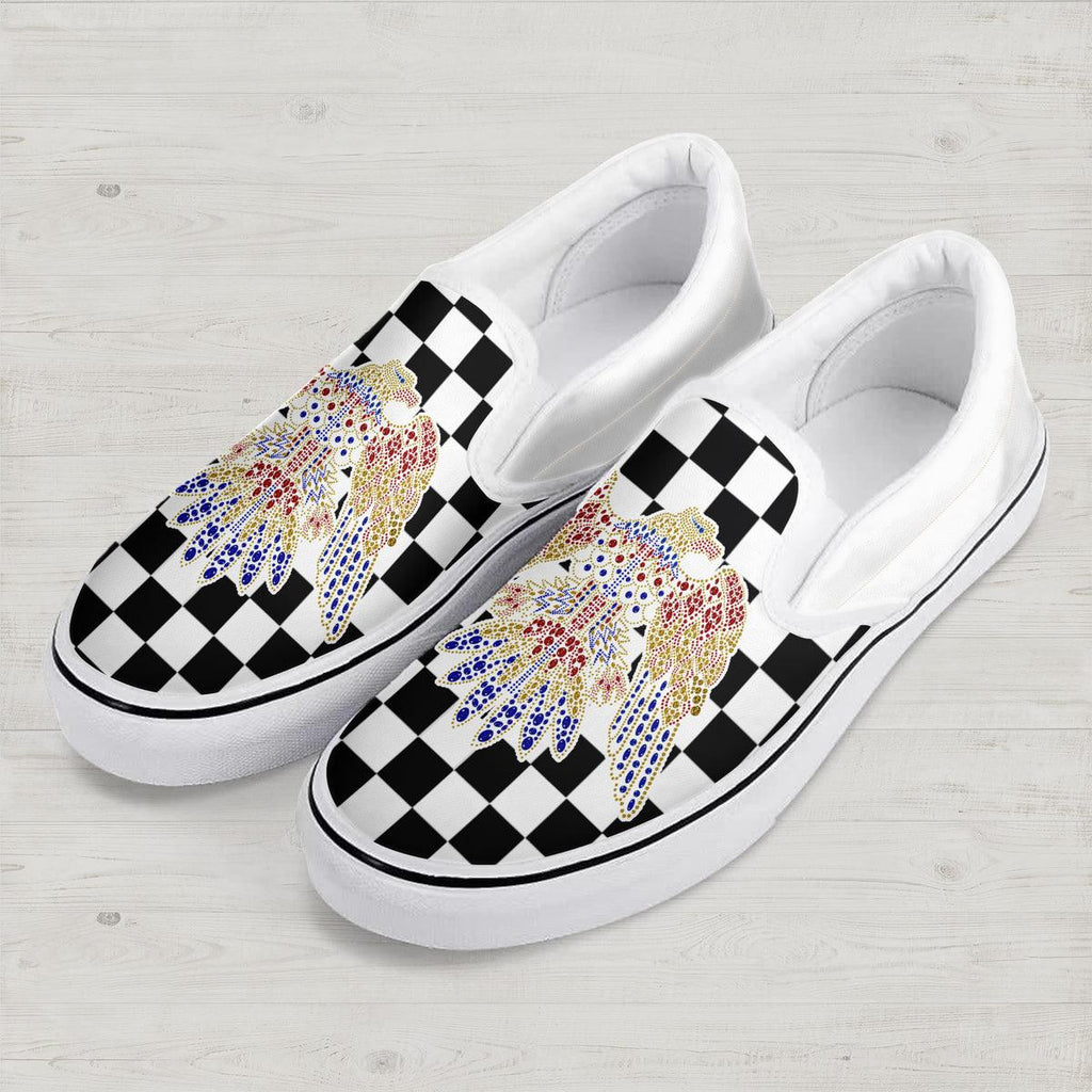 CustomsPig Elvis Aloha Caro Slip On Shoes - CustomsPig.com